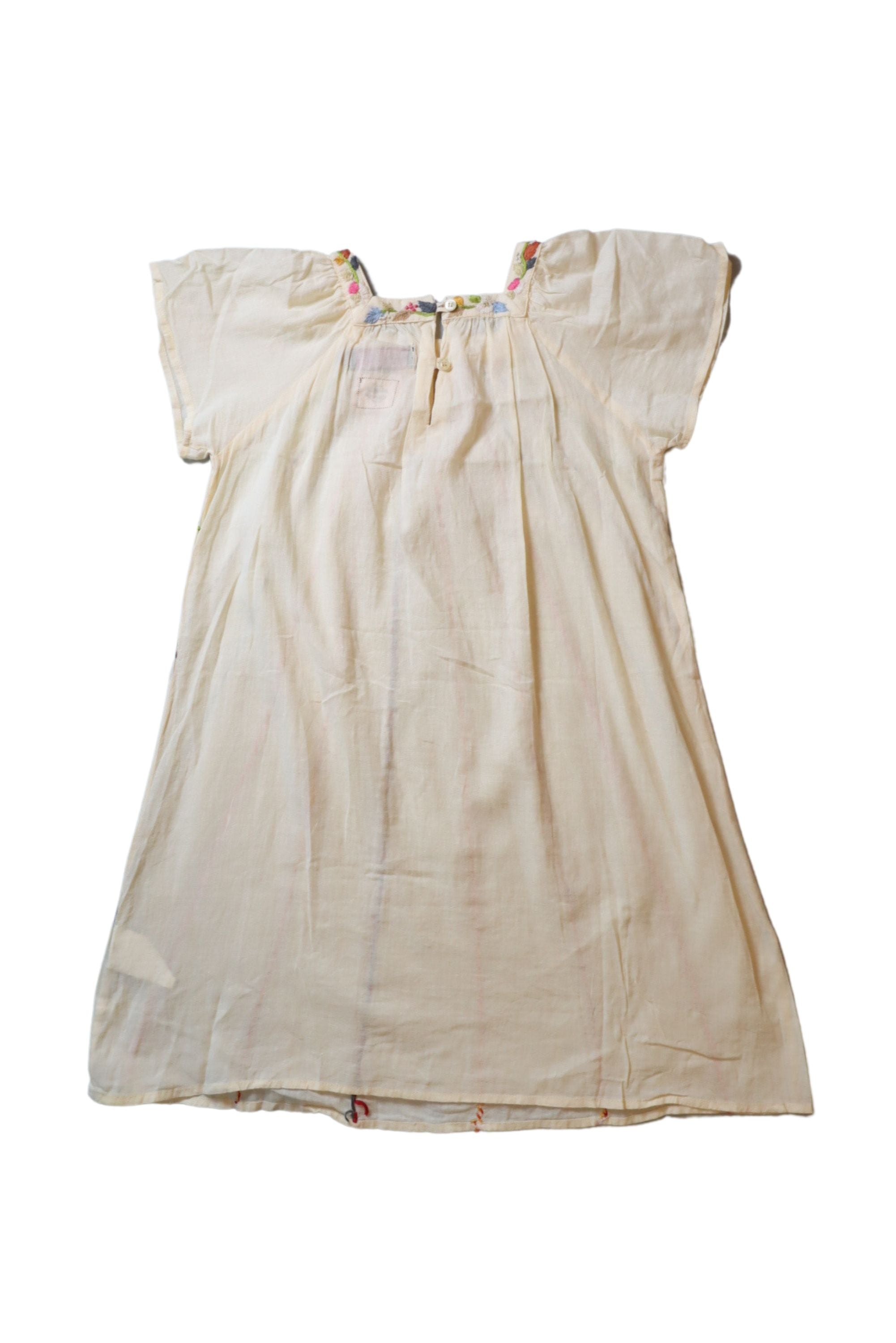 Antik Batik Girls' Short Sleeve Floral Print Dress Size 6T - Perfect for Summer Playdates & Special Occasions