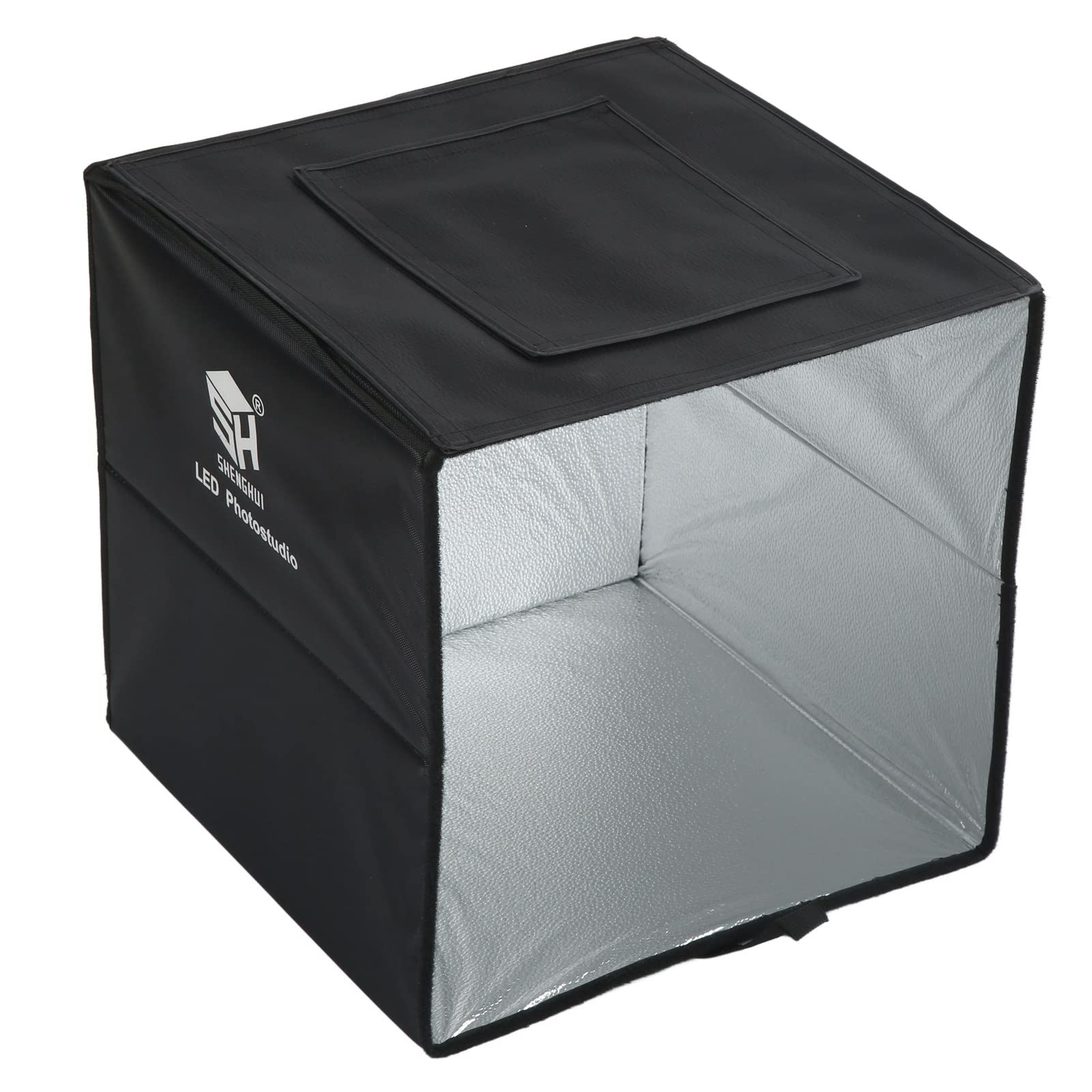 ASHATA Mini Photo Studio Light Box - Portable Folding USB Photography Light Tent Kit with Adjustable White/Warm Light for Product Photography | Perfect for Amazon, eBay & Etsy Listings, Jewelry, Small Items & Food Photography
