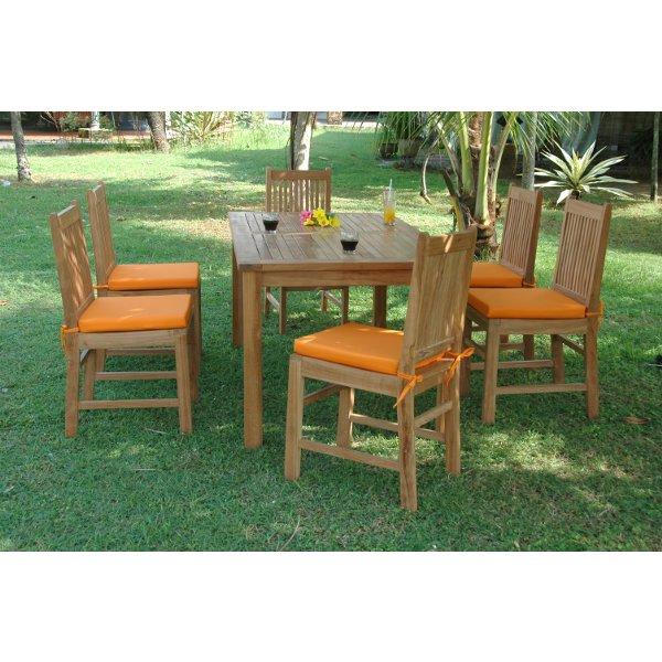 Montage Saratoga 7-Piece Dining Set - Modern Kitchen & Dining Room Table with Chairs for Family Meals & Entertaining