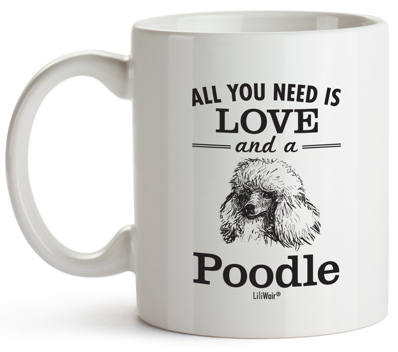 Funny Poodle Mom Coffee Mug - Gift for Dog Lovers, Christmas Present for Women & Men, Dad Decor, Birthday Gift Idea - Perfect for Home, Office & Dog Lover's Coffee Time