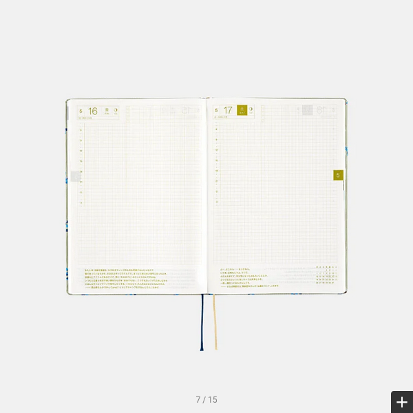 Hobonichi Techo 2025 Planner - Bow & Tie Snake Design A5 Size Daily Journal (January Start, Monday Start) English Edition - Perfect for Work, School & Personal Organization