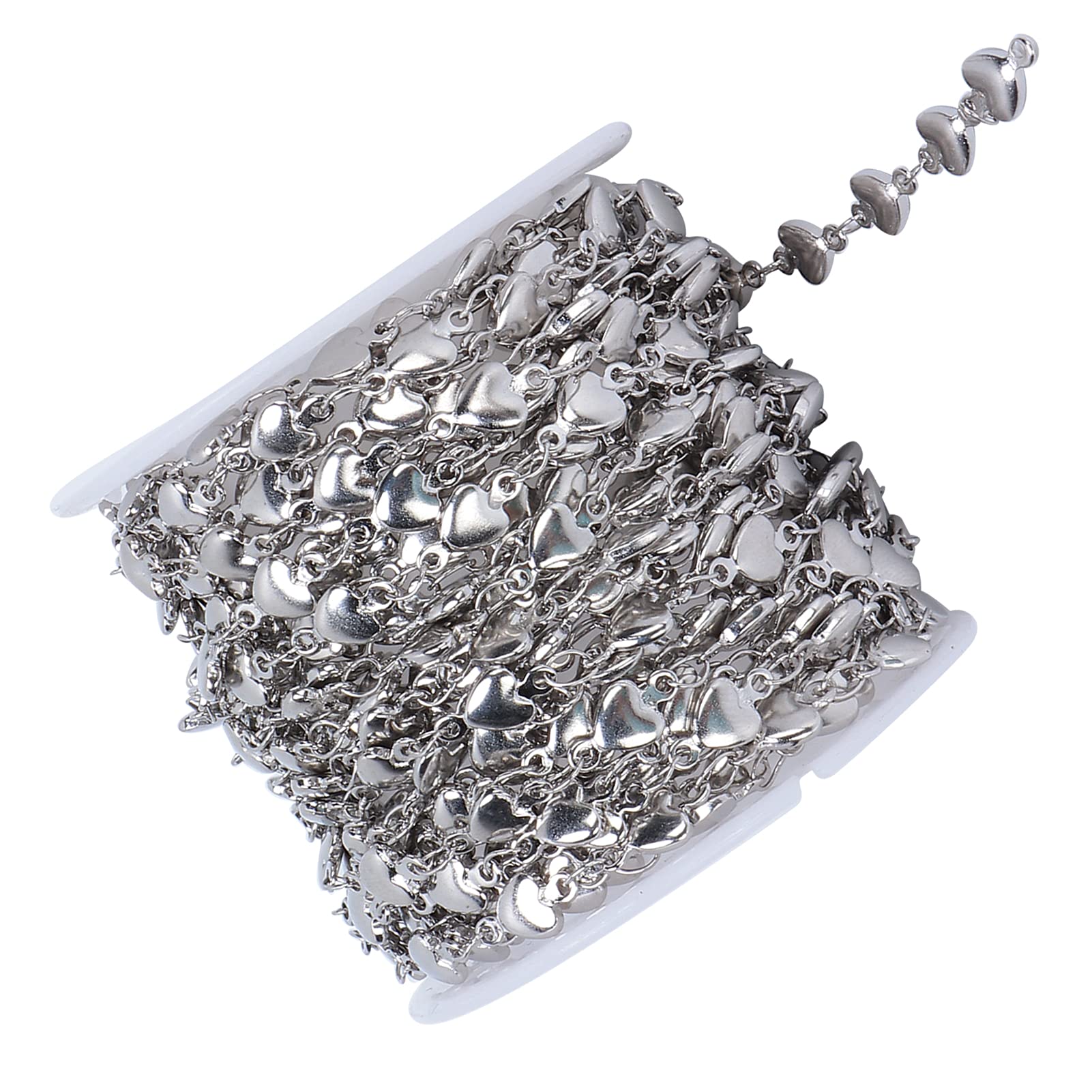 Twisted Chain 5m/Roll - Curb Chain for DIY Jewelry Making, Bracelets & Necklaces - Perfect for Handmade Gifts, Fashion Accessories, and Craft Projects