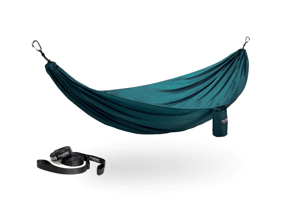 Eno TravelNest Hammock with Heavy-Duty Straps - Portable Camping & Backpacking Gear for Outdoor Adventures