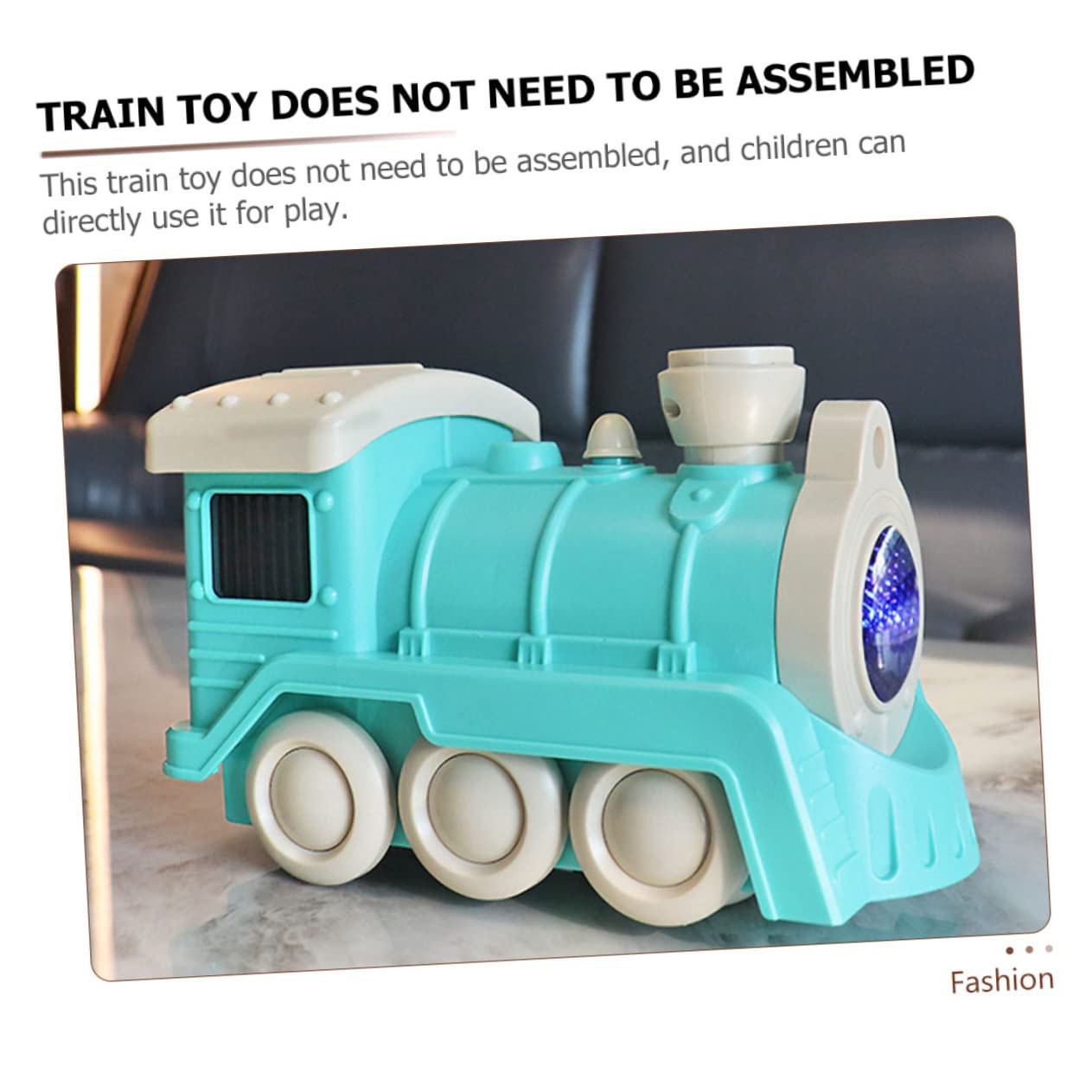 Toyvian 2-Piece Electric Train Set with Spray Function - Miniature Toy Train for Kids, Realistic Simulation Model Vehicle - Perfect for Birthday Gifts & Playroom Decor