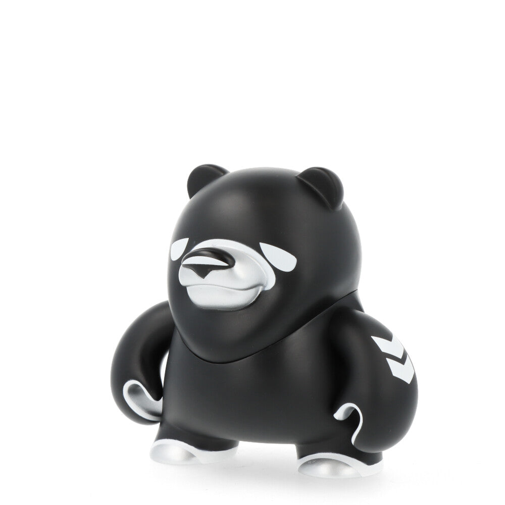 6 Pack Teddy Troops 2.0 Series Plush Stuffed Animals - Soft Basic Black Teddy Bears for Kids, Nursery Decor, Birthday Gifts & Cute Collectibles