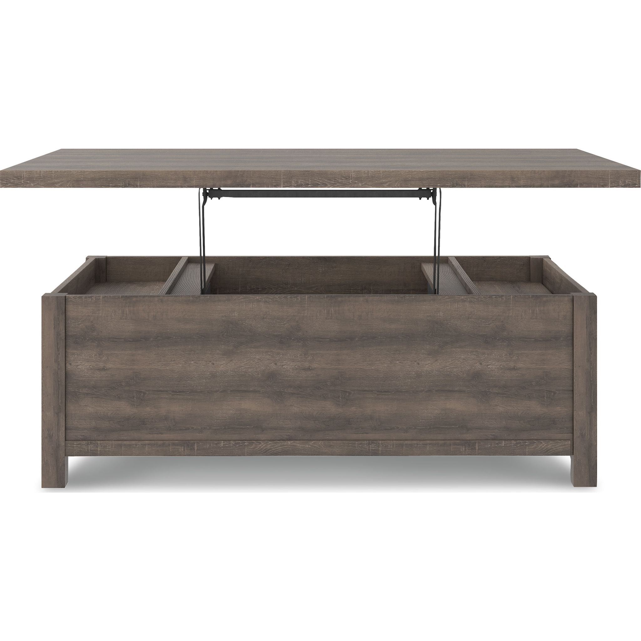 Modern Rectangle Lift Top Coffee Table with Storage - Solid Wood Lift-Top Design for Living Room, Sofa, and Home Decor - Perfect for Entertaining, Storage, and Multi-Functional Use