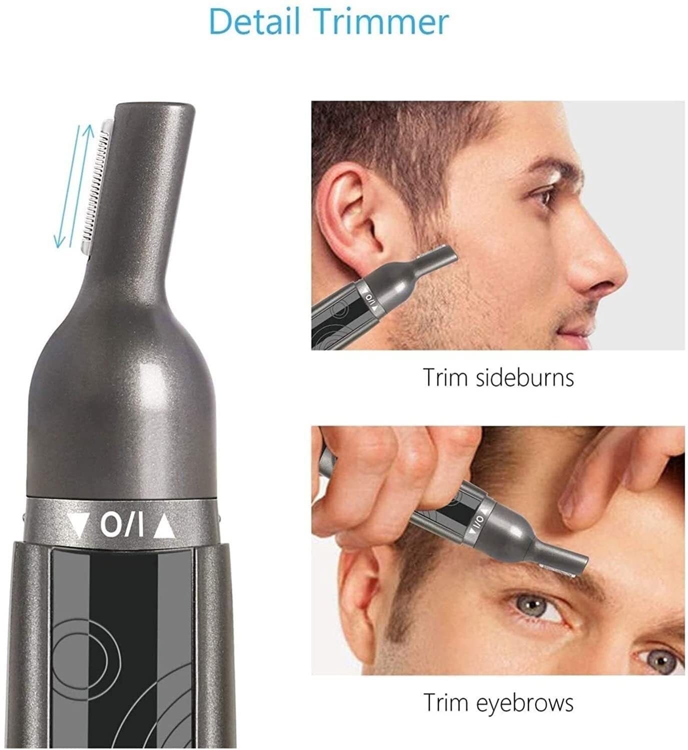 Electric Nose & Ear Hair Trimmer for Men & Women - Painless, Waterproof Hair Clipper - Perfect for Travel, Grooming & Personal Care