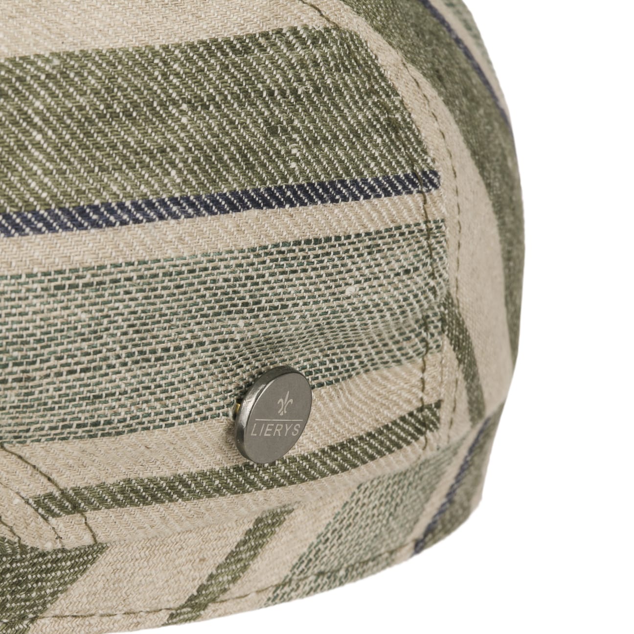 Lierys Chesterton Linen Flat Cap - Classic Men's Summer Hat for Outdoor Activities, Travel & Casual Wear