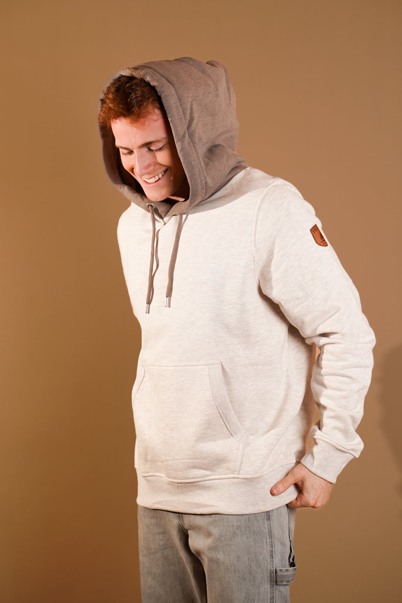 Jaxon Heather Oatmeal Hoodie - Soft & Cozy Pullover Sweatshirt for Men & Women | Perfect for Casual Wear, Outdoor Activities & Lounge Comfort