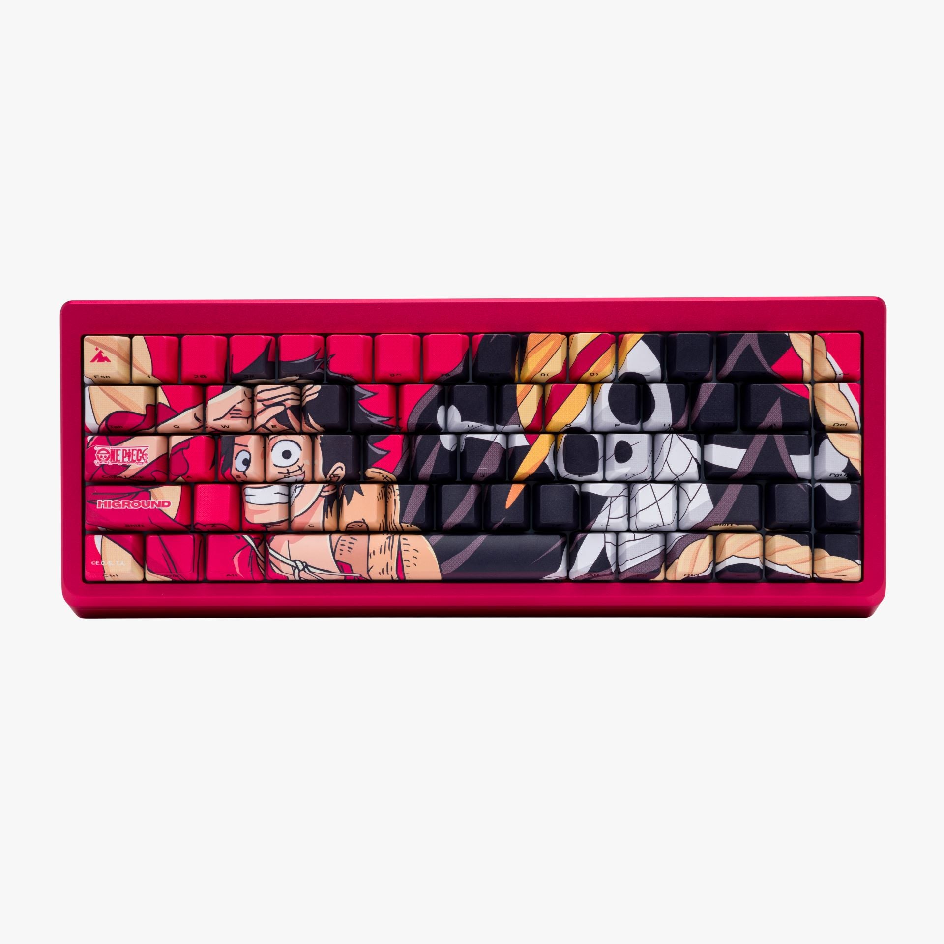 One Piece x HG Summit 65 Mechanical Keyboard - Luffy Edition for Anime Fans | Perfect for Gaming, Typing & Anime Collectors