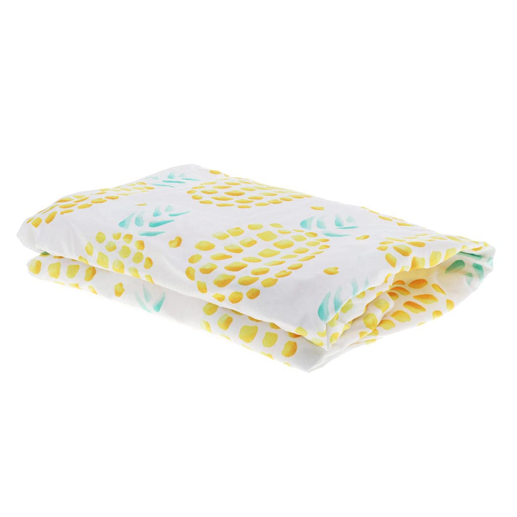 YIJU Waterproof Baby Changing Pad Cover - Soft Pineapple Design for Infants & Newborns | Nursery, Daycare & Travel Use
