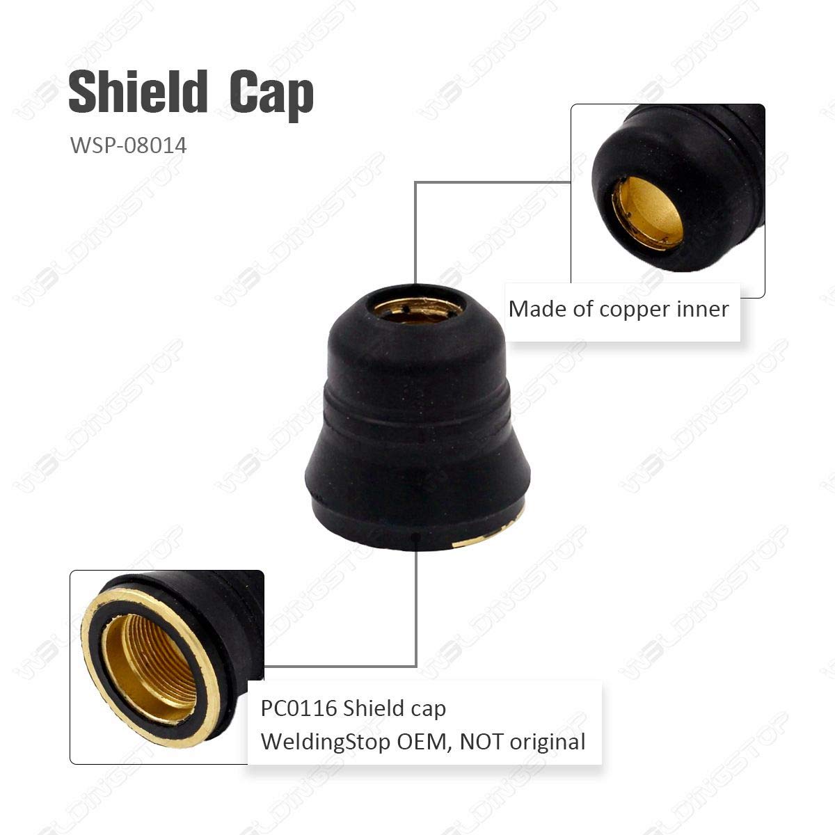 Vipercut 30 Plasma Cutter Electrode Nozzle Kit - 26pcs Replacement Consumables for Plasma Cutting - Perfect for Metal Fabrication, Automotive Repair & DIY Projects