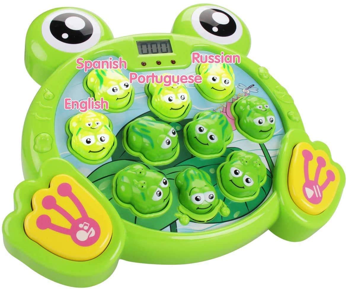 Play22 Whack A Frog Game - Toddler Toys for 2 3 4 5 Year Old Boys & Girls, Early Developmental Learning Baby Toy, Perfect Birthday Gift for Kids, Fun Indoor Activity for Family Game Nights