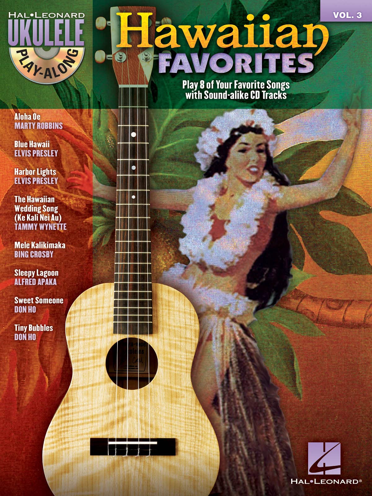 Hawaiian Favorites Ukulele Play-Along Vol. 3 Book with Online Audio - Learn to Play Ukulele Songs | Perfect for Beginners, Music Lessons & Hawaiian-Themed Performances