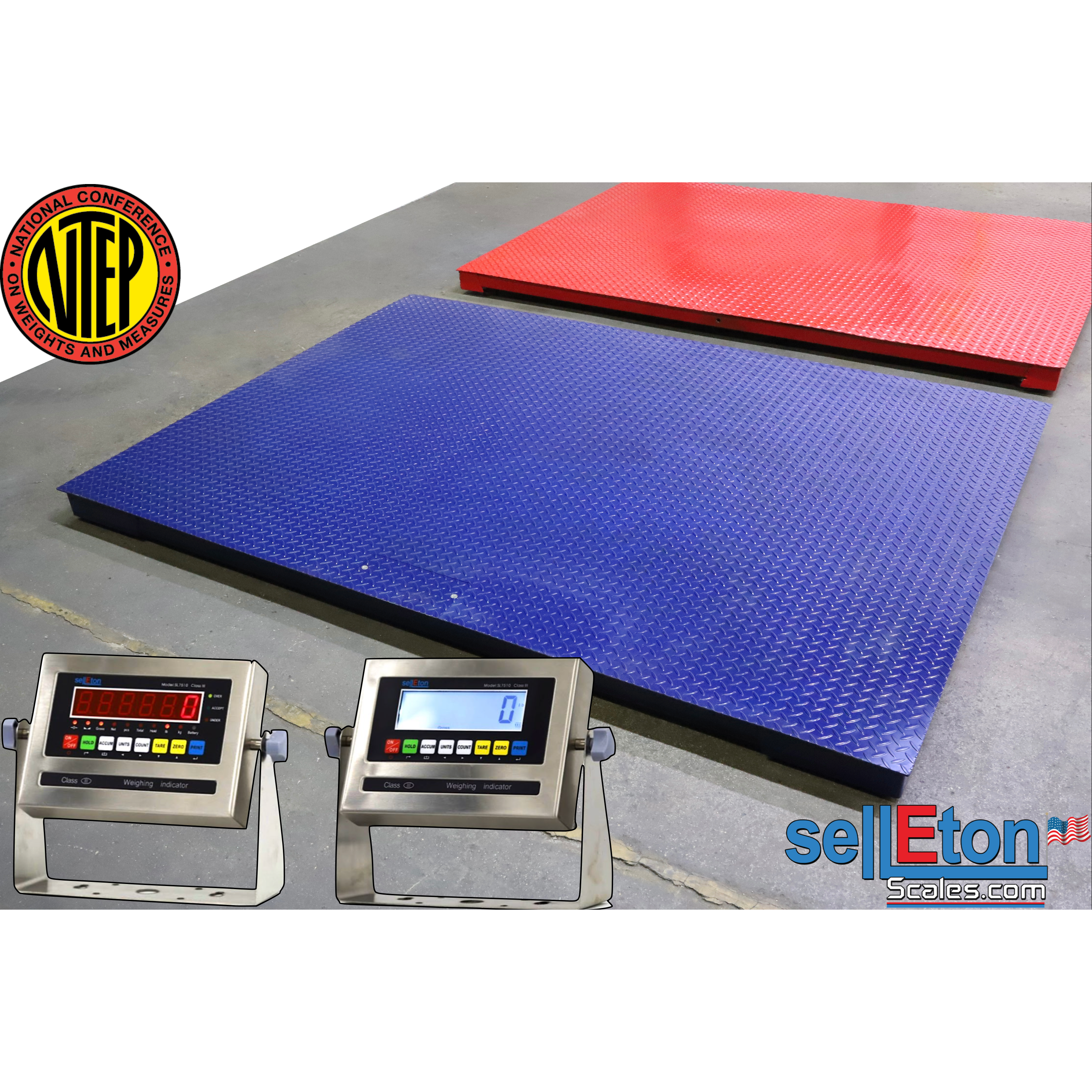 SL 800 4x4 NTEP Certified Industrial Digital Floor Scale - 48