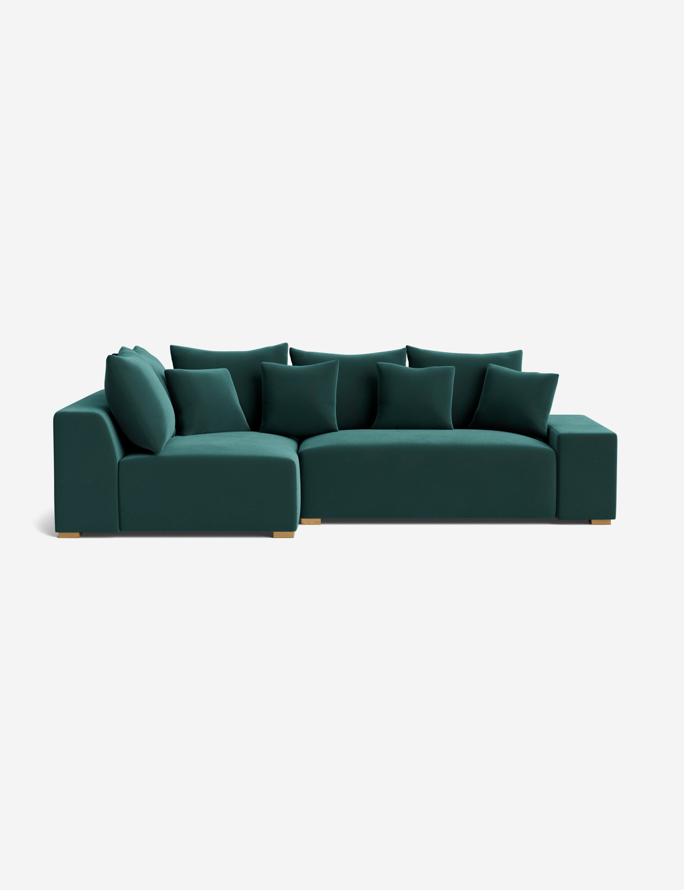 Stylish Clayton Sectional Sofa - Modern L-Shaped Couch for Living Room, Home Theater & Lounge Areas | Comfortable Fabric Upholstery & Spacious Seating