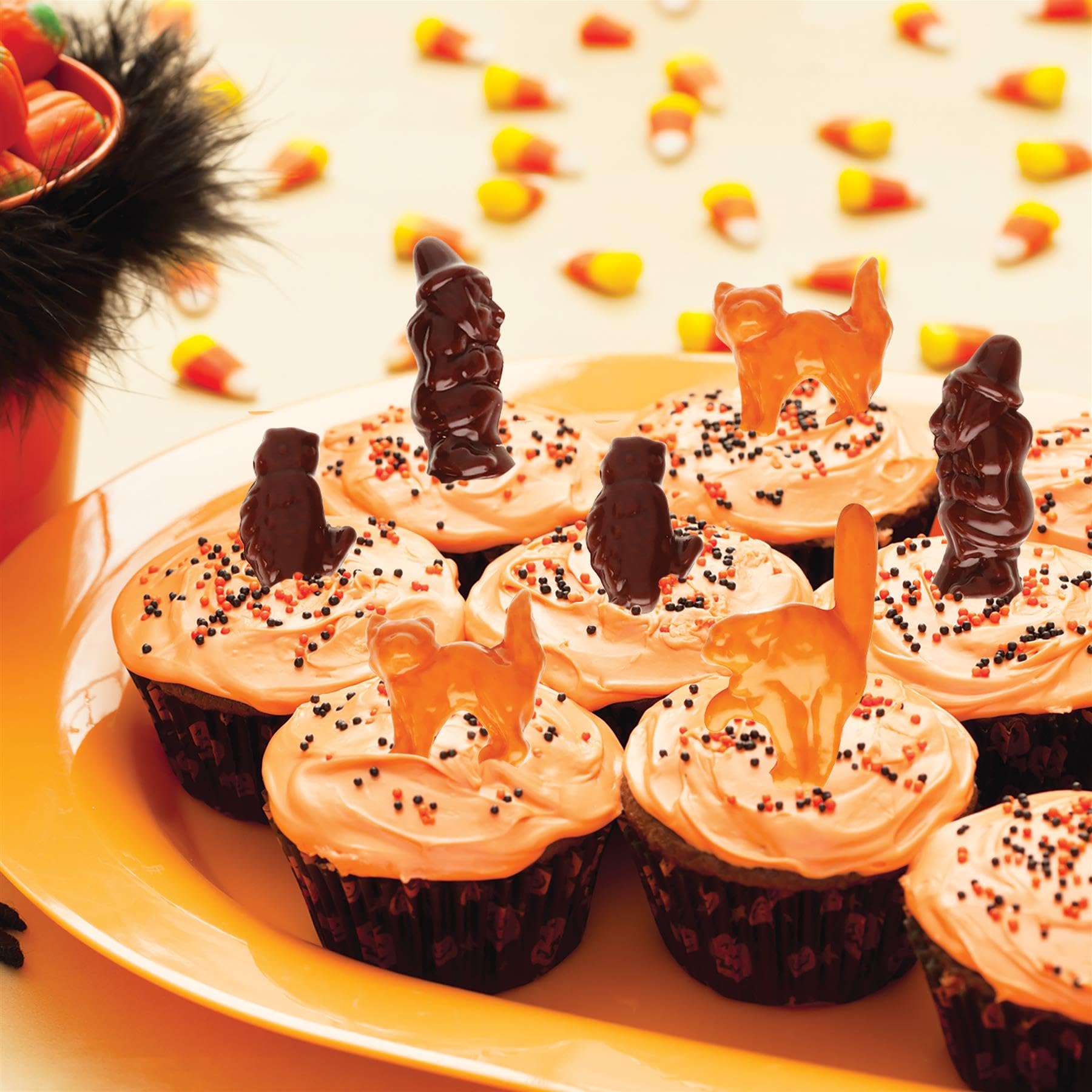 Premium Halloween Chocolate Mold Kit with Silicone Molds & Candy Making Tools - Perfect for DIY Halloween Treats, Pumpkin & Ghost Shaped Chocolates - Great for Party Favors, Classroom Activities & Holiday Baking