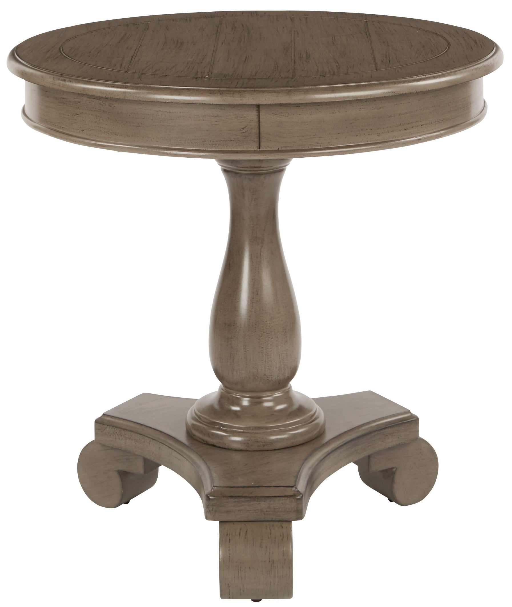 Bassett Avalon Round Accent Table - Stylish Wooden Side Table for Living Room, Bedroom & Office Decor - Perfect End Table for Coffee, Books & Lamps