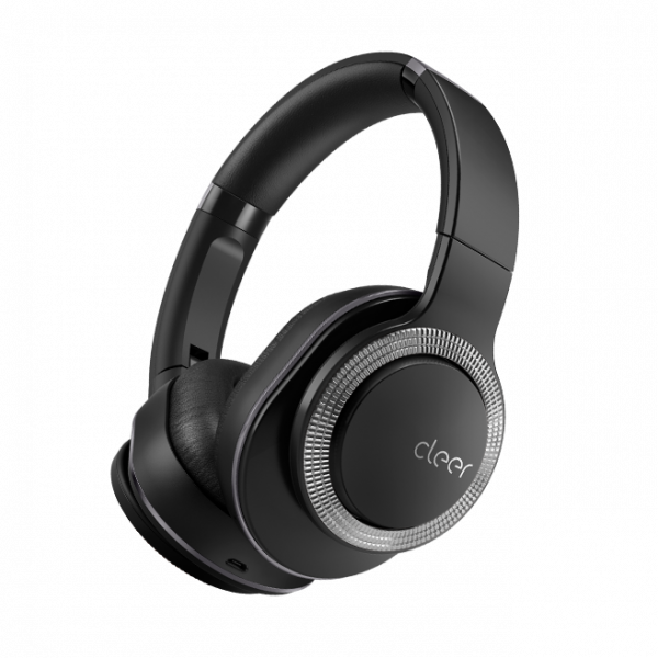 Cleer FLOW Bluetooth Hybrid Noise Cancelling Headphones - Wireless Over-Ear Headset with Hi-Fi Sound for Travel, Work & Gaming