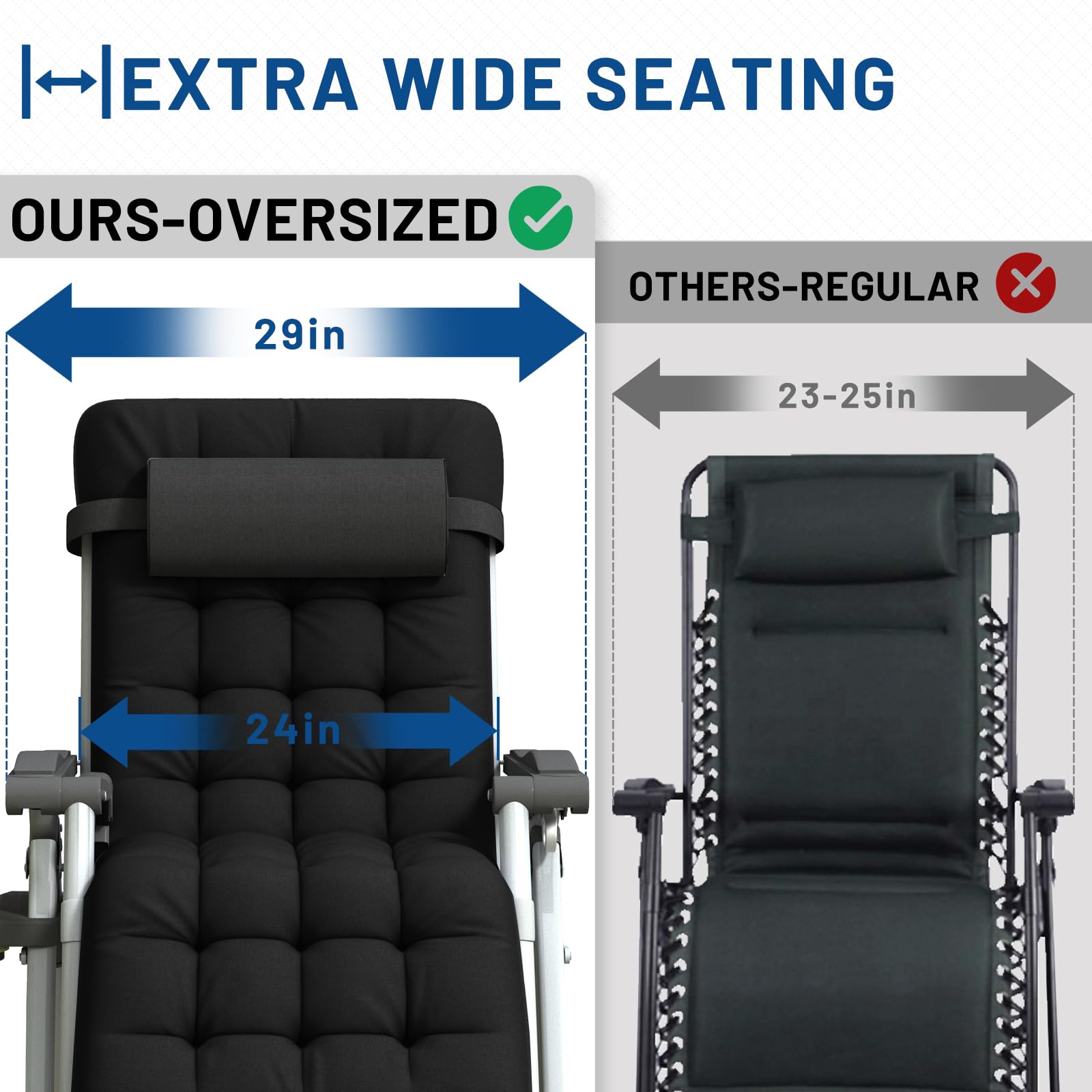 **Extra Large Zero Gravity Chair - 30