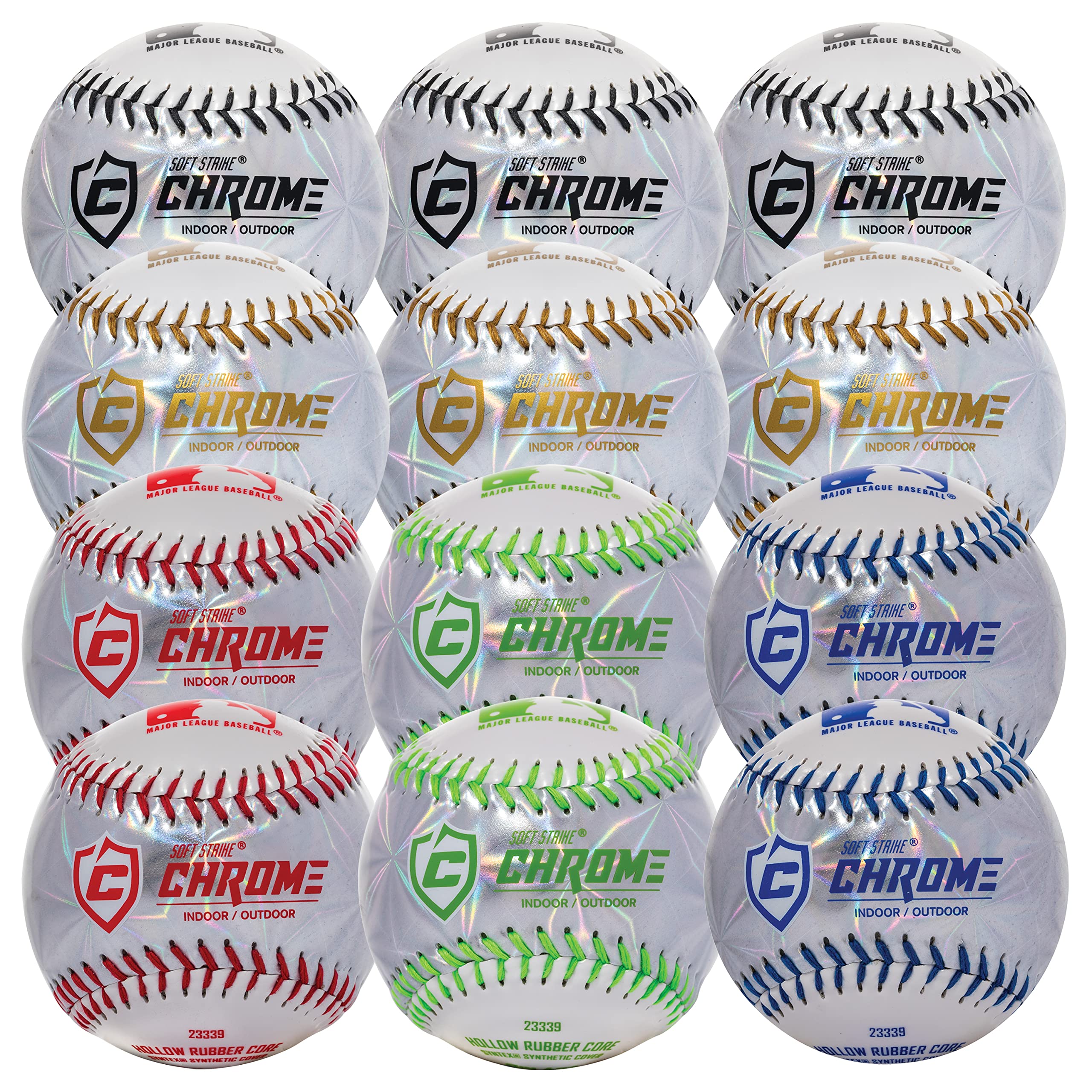 Franklin Sports MLB Soft Strike Tee Balls - Youth Baseball Training Equipment for Hitting Practice | Perfect for Backyard, Batting Cage & Little League Drills