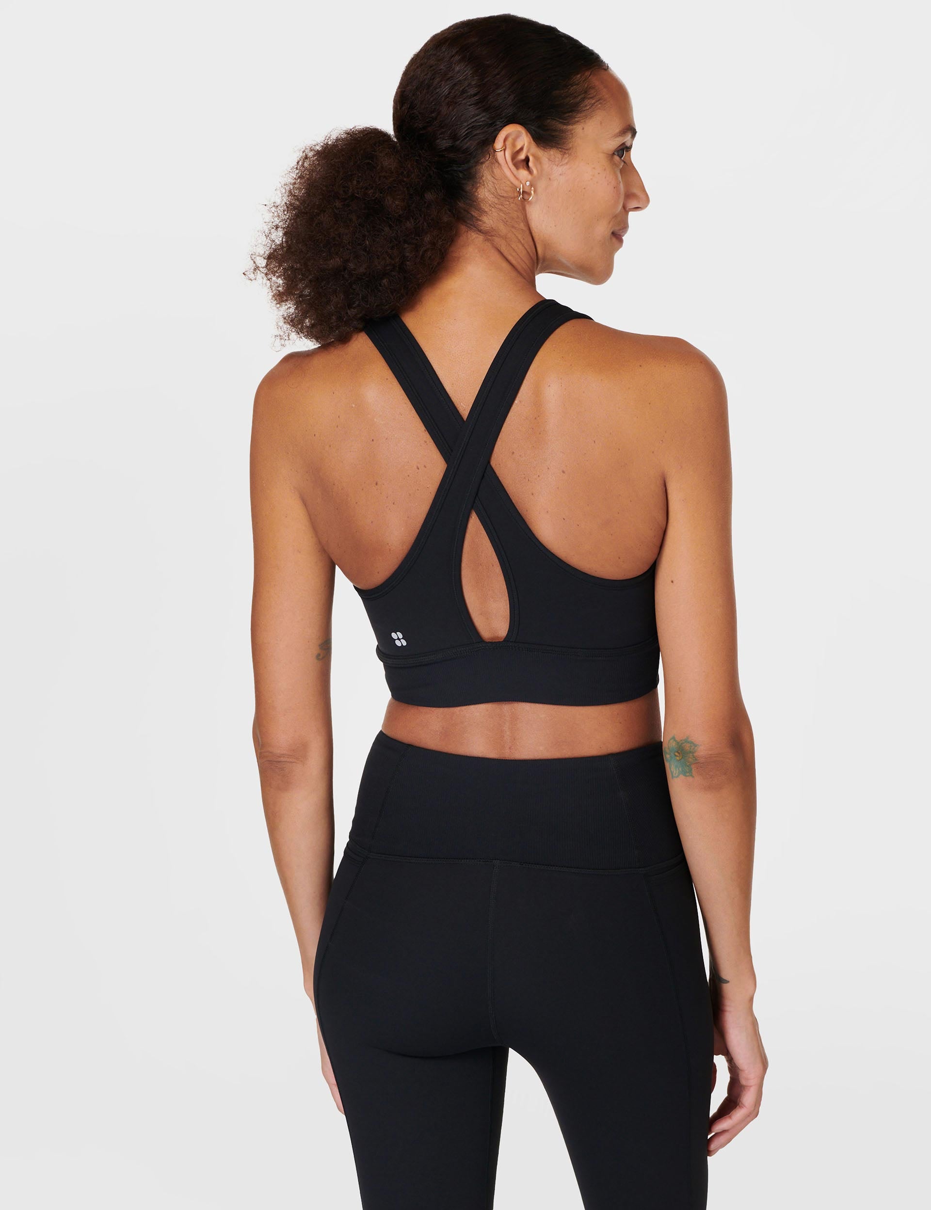 Super Soft Ultra Light Wrap Bra - Wireless Comfort for Yoga, Sleep & Lounge - Black