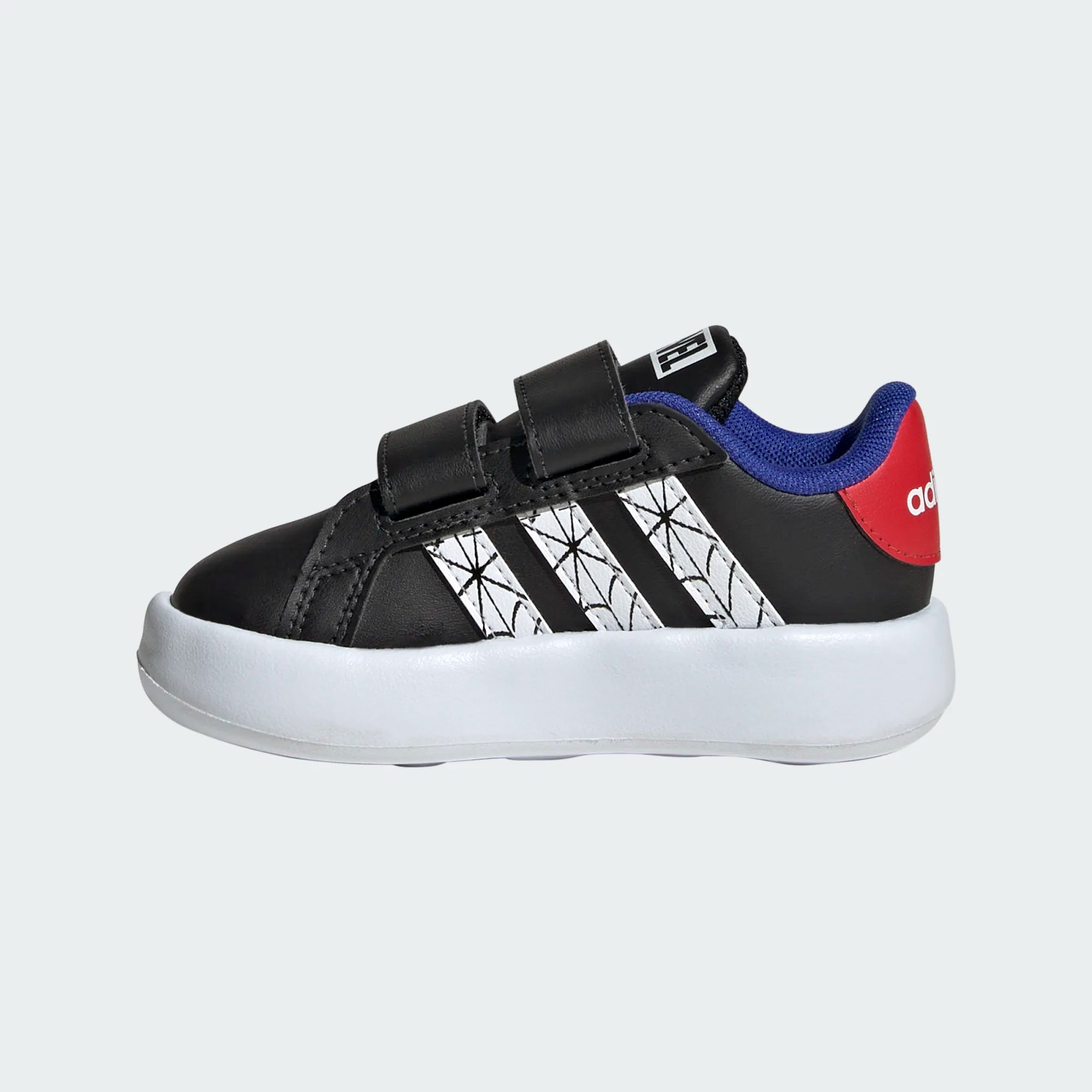 Spider-Man Grand Court Sneakers for Toddlers - Lightweight Kids' Shoes for Running, Play & Everyday Wear - Perfect for Preschool, Playground & Outdoor Activities