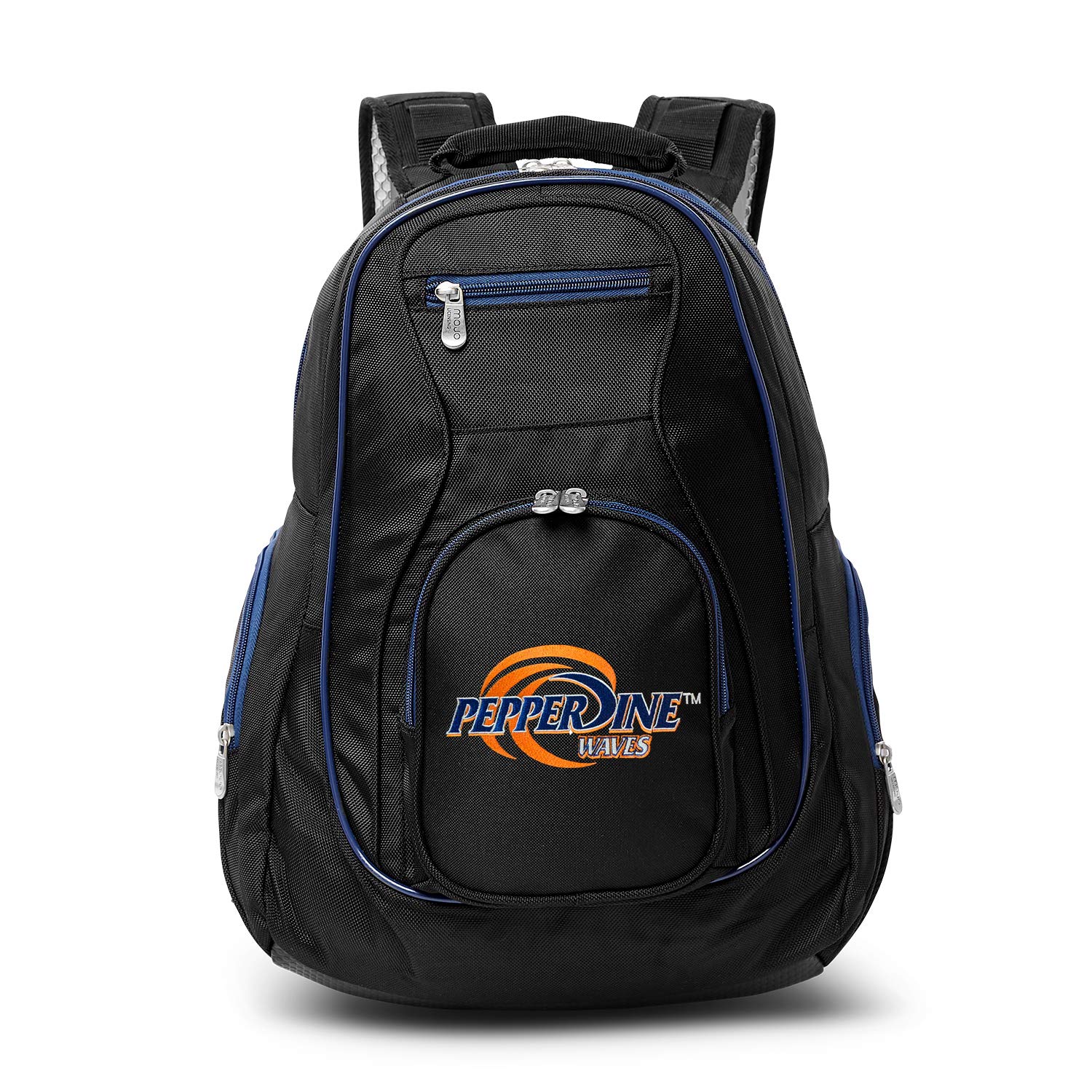 NCAA Premium Laptop Backpack with Colored Trim - 19 Inch College Backpack with Padded Shoulder Straps for Men & Women - Perfect for Travel, School, Work, Business & Daily Commute - Durable Sports Backpack for Students & Professionals