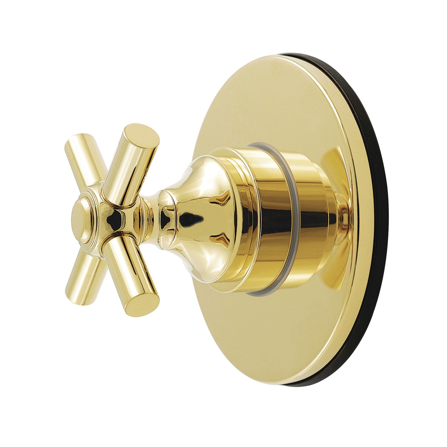 Elinvar Single Handle 6-Way Diverter Valve with Round Trim Kit - Perfect for Shower, Bathtub, and Multiple Water Outlet Installations