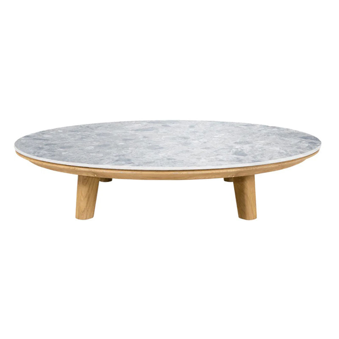 Aspect Outdoor Coffee Table - Round Weather-Resistant Patio Furniture for Garden, Deck, and Poolside Relaxation