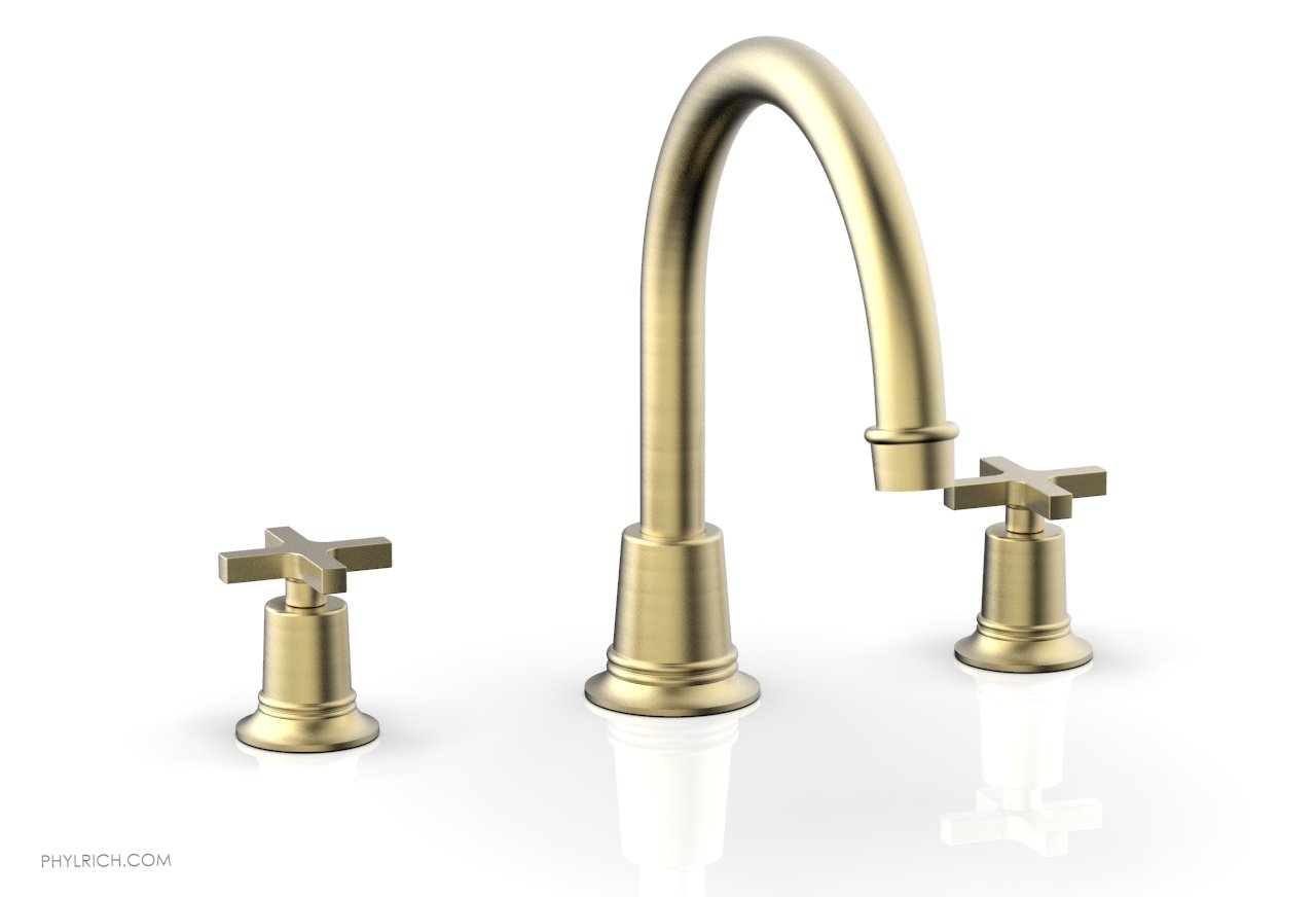 HEX MODERN Deck Tub Set with Cross Handles - 42