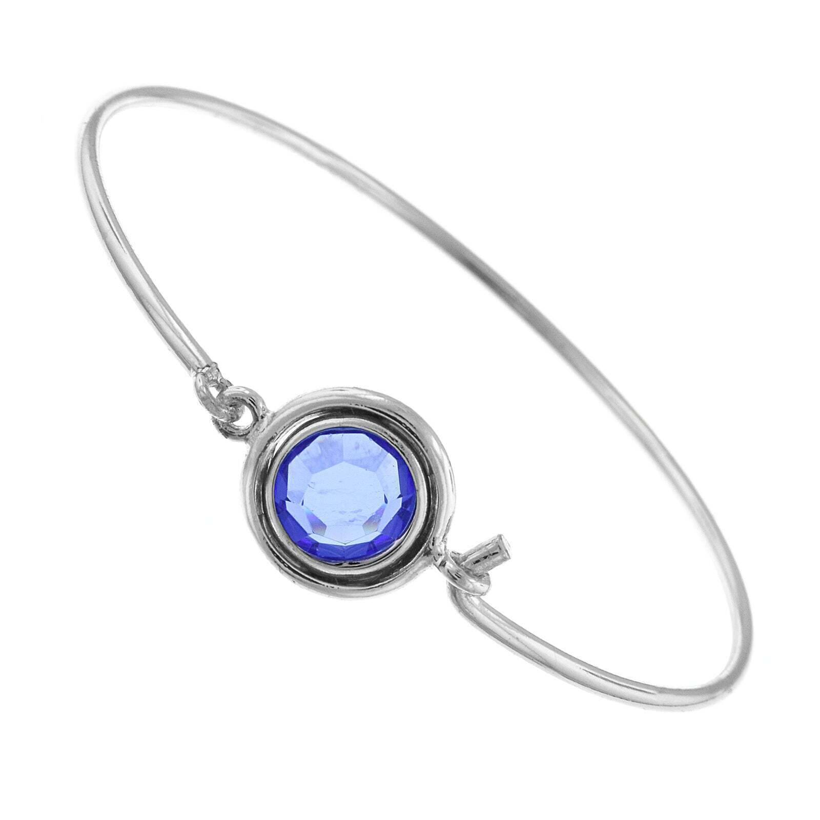 Silver Tone And Blue