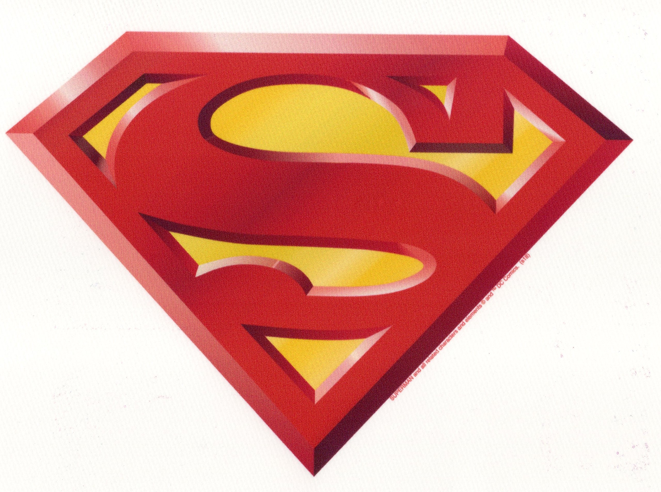 Superman Shield Logo Edible Icing Image Cake Topper - Custom Superhero Birthday Cake Decorations for Parties, Celebrations & Superhero-Themed Events