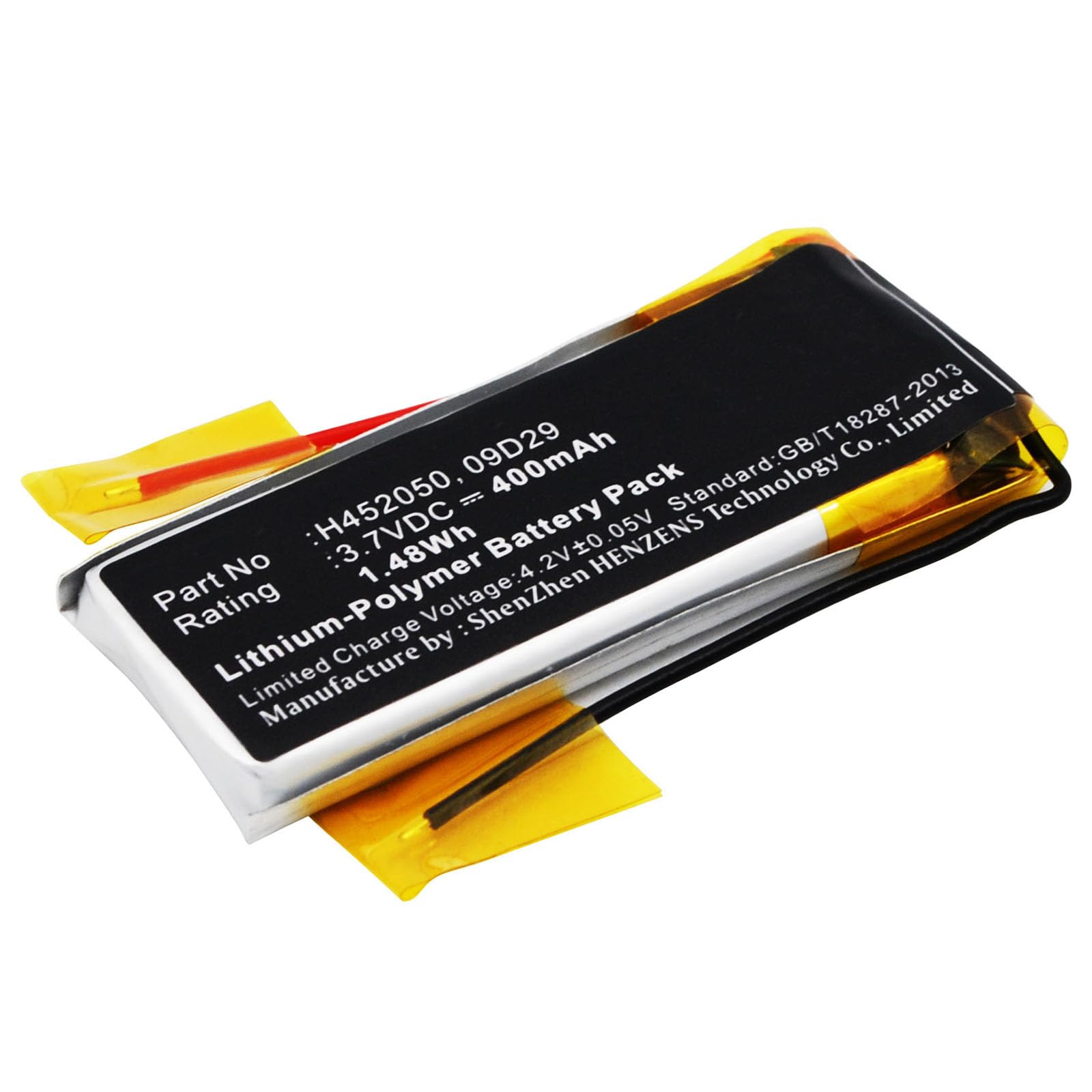 Synergy Digital Wireless Headset Battery - 400mAh Li-Polymer Replacement for Cardo Scala Rider Q2 & Multiset Headsets | Long-Lasting Power for Motorcycle Communication Systems | Perfect for Adventure Riding, Touring & Group Rides