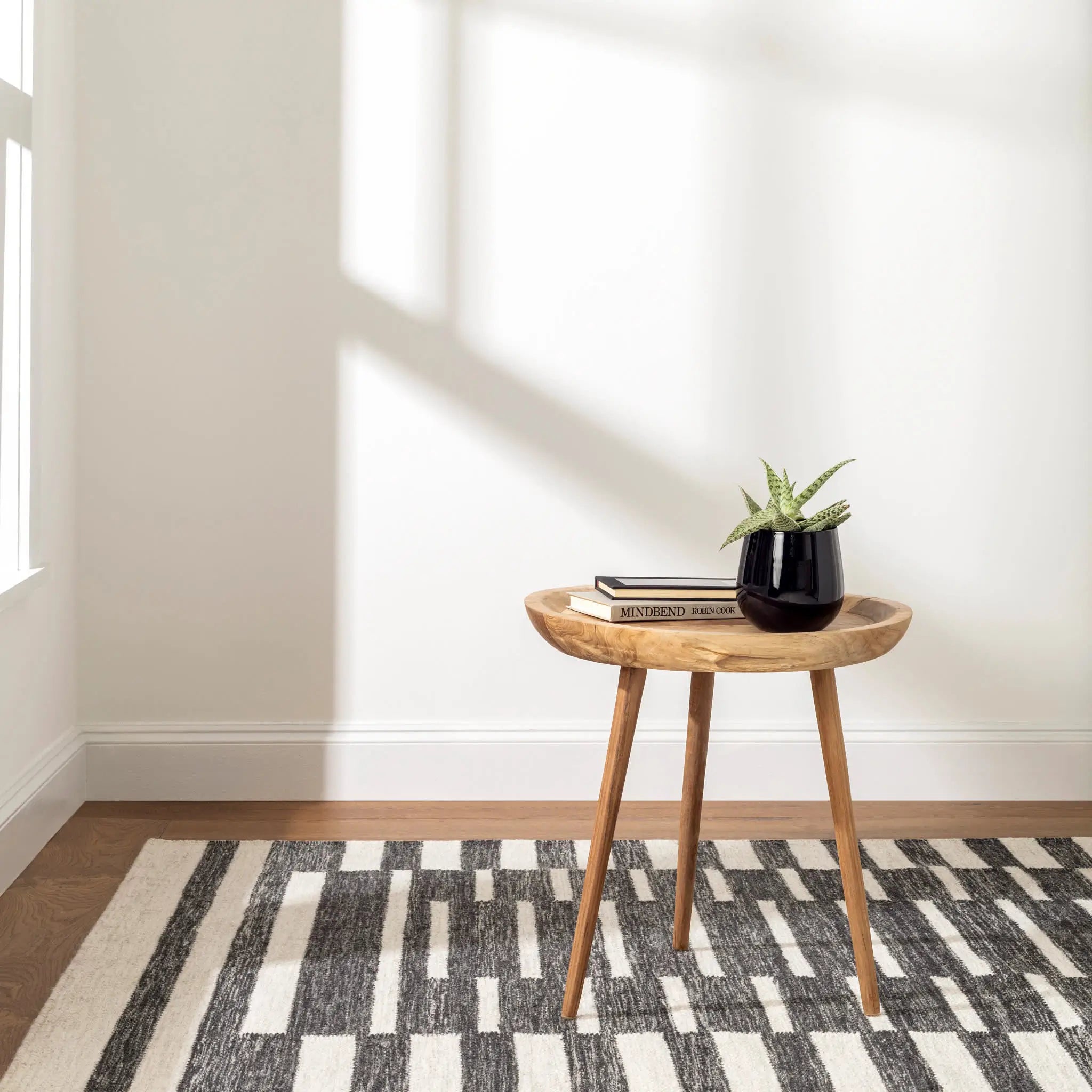Dash & Albert Heights Handwoven Wool Rug - Soft & Durable Area Rug for Living Room, Bedroom, Dining Room - Traditional Handmade Home Decor
