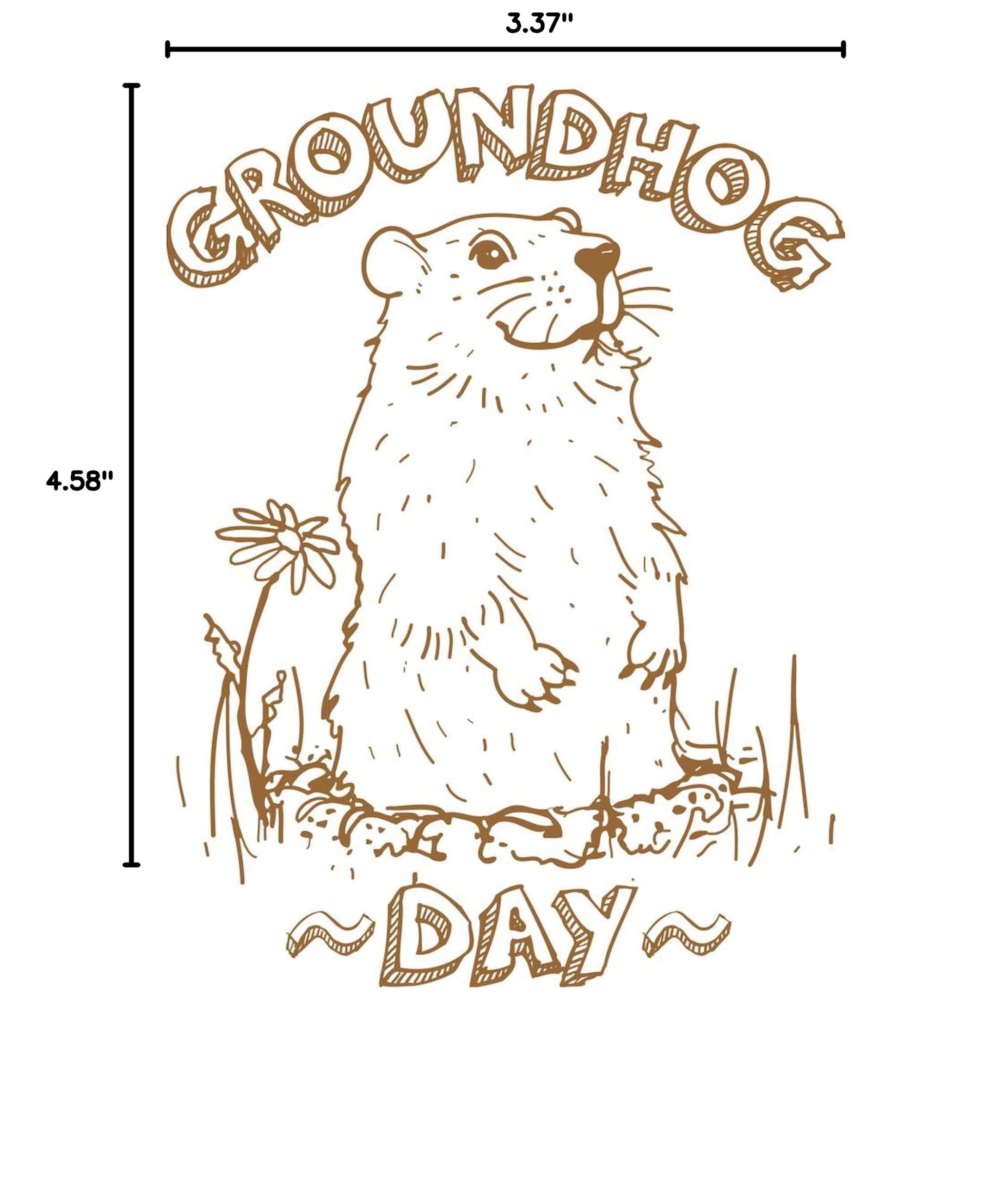 Groundhog Day Ceramic Coffee Mug 15 oz (444 ml) - Funny & Unique Gift for Coffee Lovers - Perfect for Home, Office & Holiday Celebrations