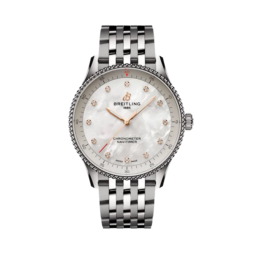 Breitling Navitimer 32mm Automatic Watch A77320E61A2A1 - Luxury Chronograph for Women, Perfect for Business & Formal Occasions
