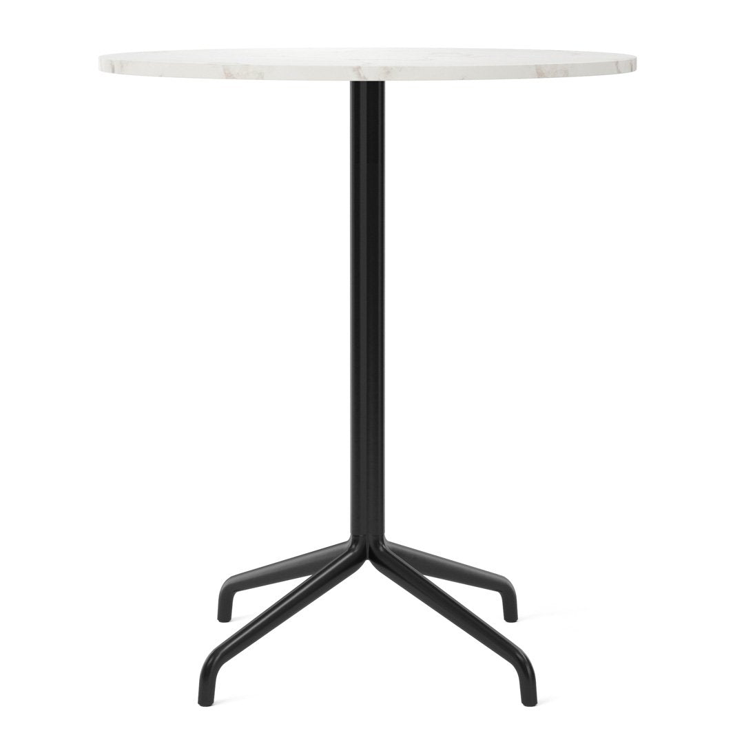 Modern Round Harbour Column Counter Table with Star Base - Perfect for Kitchen Islands, Bars & Dining Areas