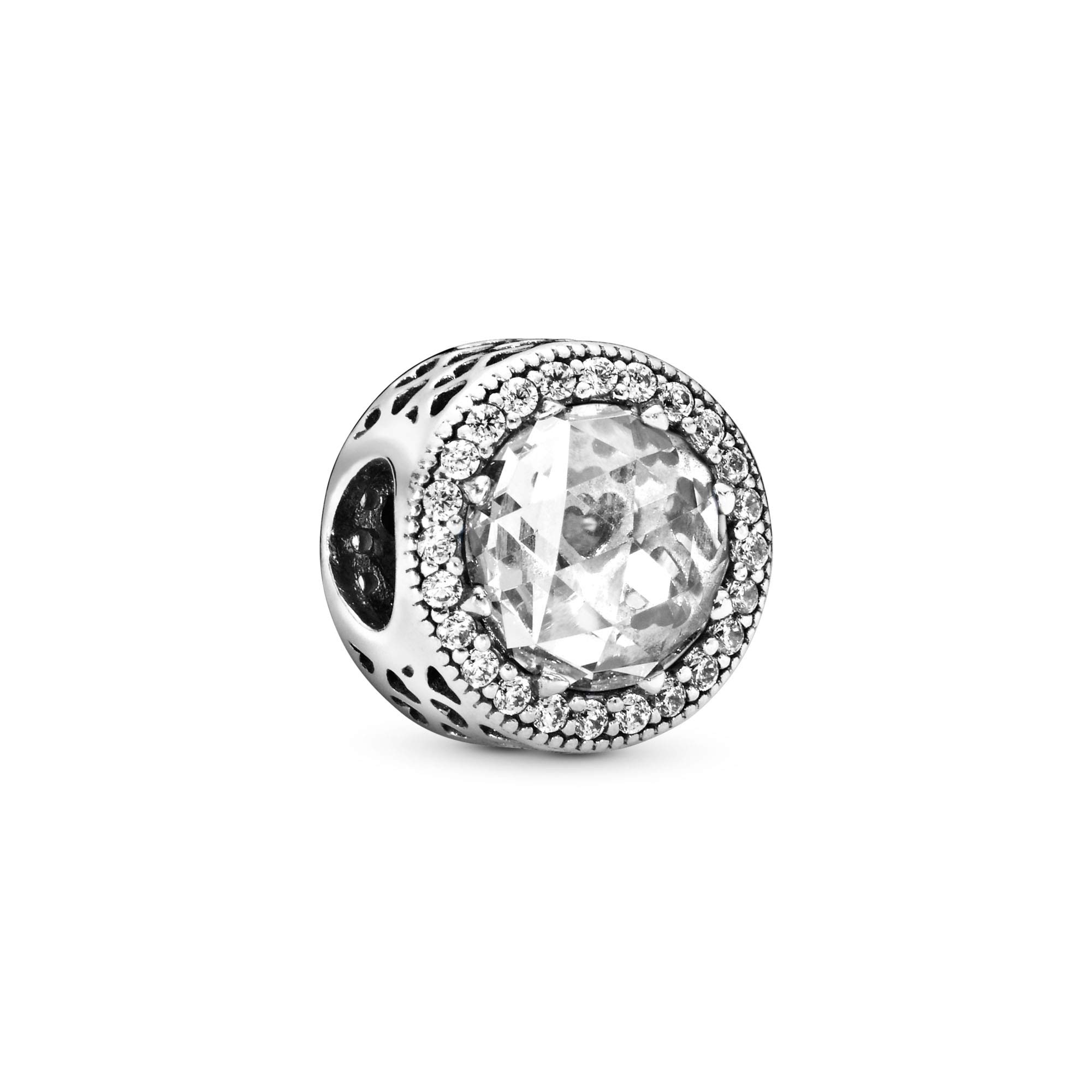 PANDORA Sterling Silver Sparkling Clear Cubic Zirconia Charm Bracelet | Elegant Jewelry Gift for Women, Perfect for Birthdays, Anniversaries & Special Occasions
