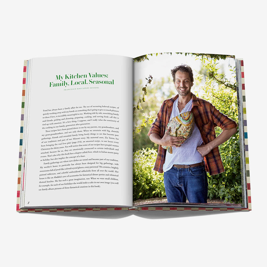 Assouline Missoni Family Cookbook - Authentic Italian Recipes for Home Cooking & Entertaining | Perfect for Family Dinners & Gourmet Gatherings