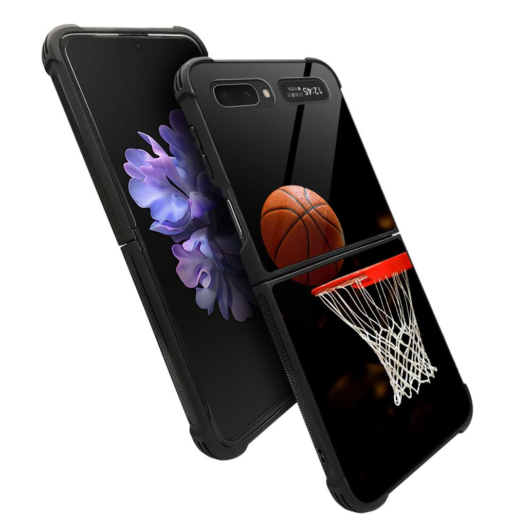 Samsung Galaxy Z Flip 5G Case - Military Grade Protective Cover with Shockproof Corners & Anti-Scratch Design | Perfect for Basketball Games & Outdoor Activities