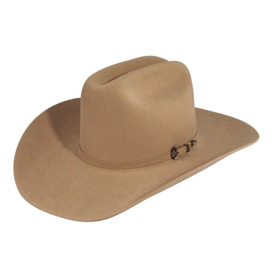 Bailey Western Custer 10X Beaver Fur Cowboy Hat for Men - Genuine Beaver Felt Cowboy Hat with 4