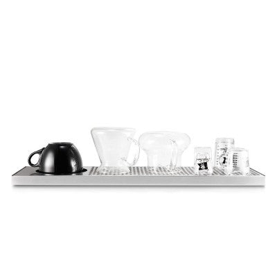 Premium 7x24x7/8 Espresso Machine Rinser with Side Spray Nozzle - Professional Barista Cleaning Tool for Coffee Shops & Home Brewing Stations