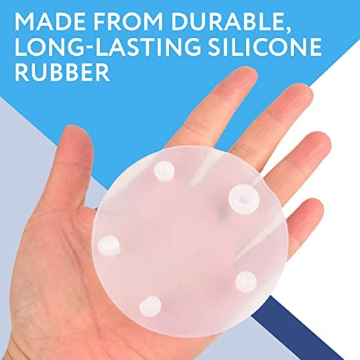 Taicols 3 Pack Silicone Toilet Tank Flapper Seal Gasket - Compatible with American Standard VorMax Series (3 Inch, No.7381424-100.0070A) - Durable Replacement for Leak-Free Bathroom Toilet Repair