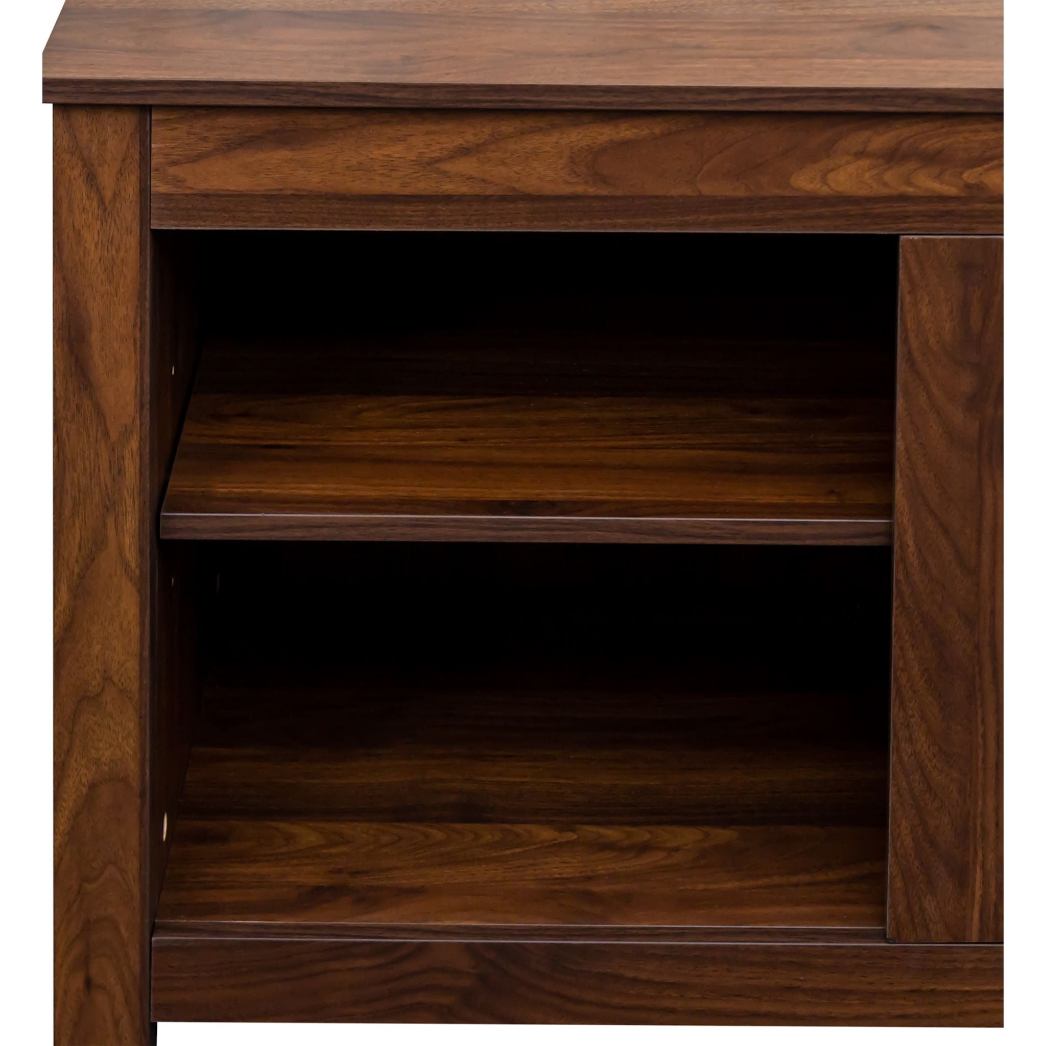 Brenna Modern TV Stand with Electric Fireplace - Stylish Entertainment Center for Living Room, Bedroom & Home Theater