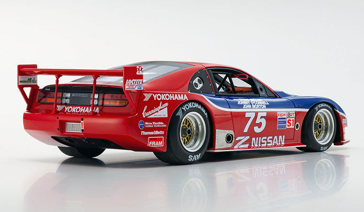 Kyosho 1:18 Scale Nissan IMSA 300ZX GTS Diecast Model Car #75 - Perfect for Collectors, Racing Enthusiasts, and Display Showcases