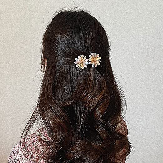 Korean Style Hair Clips for Women & Girls - Floral & Butterfly Hairpins Set of 5 | Elegant Hair Accessories for Parties, Weddings & Daily Wear