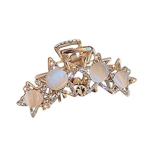 Korean Style Hair Clips - Hwangli Alloy Stainless Steel Hair Grips & Ornaments for Women, Perfect for Home, Office, and Special Occasions