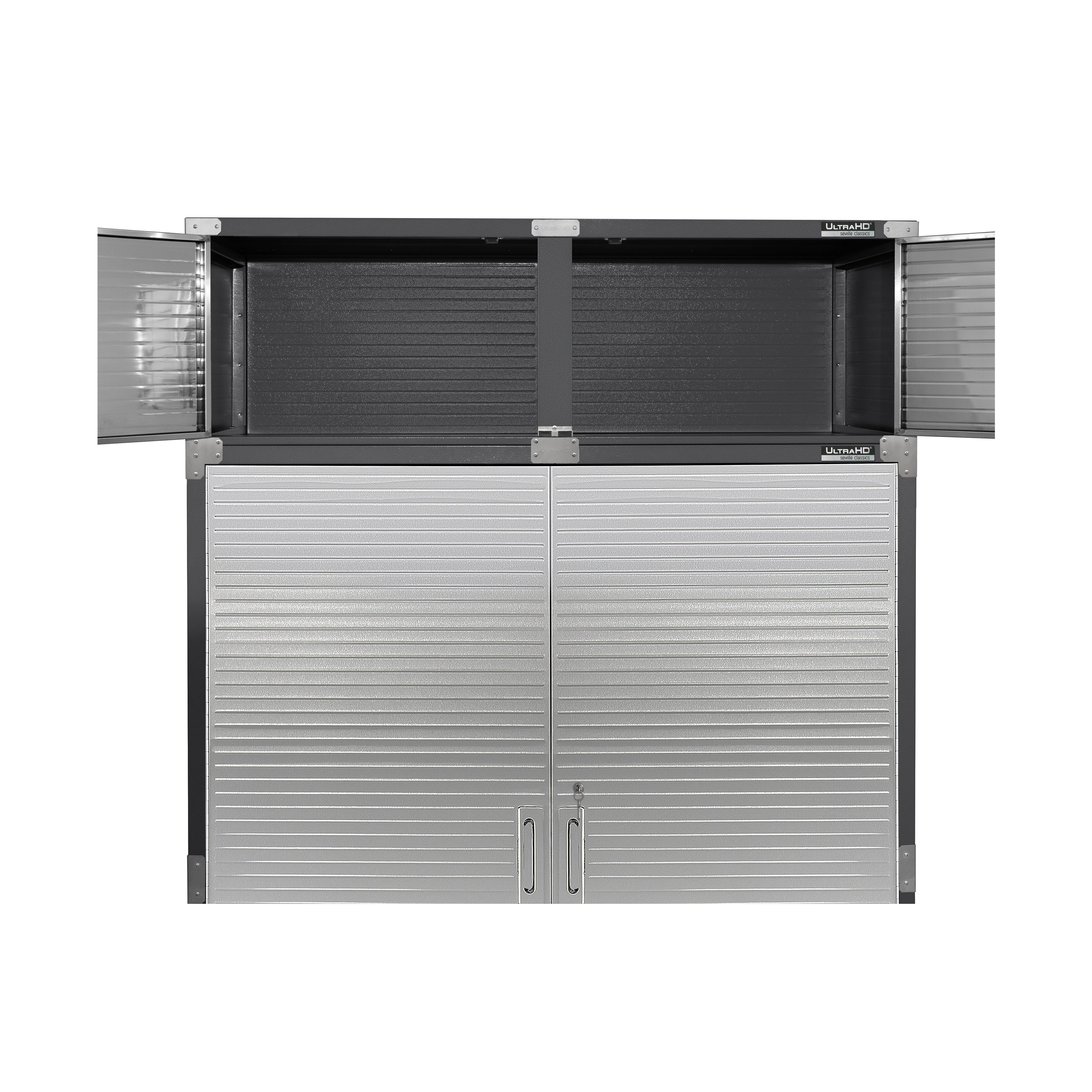 UltraHD® Stacking Top Cabinet - Premium Kitchen Storage Solution for Small Spaces | Perfect for Pantry, Bathroom & Garage Organization