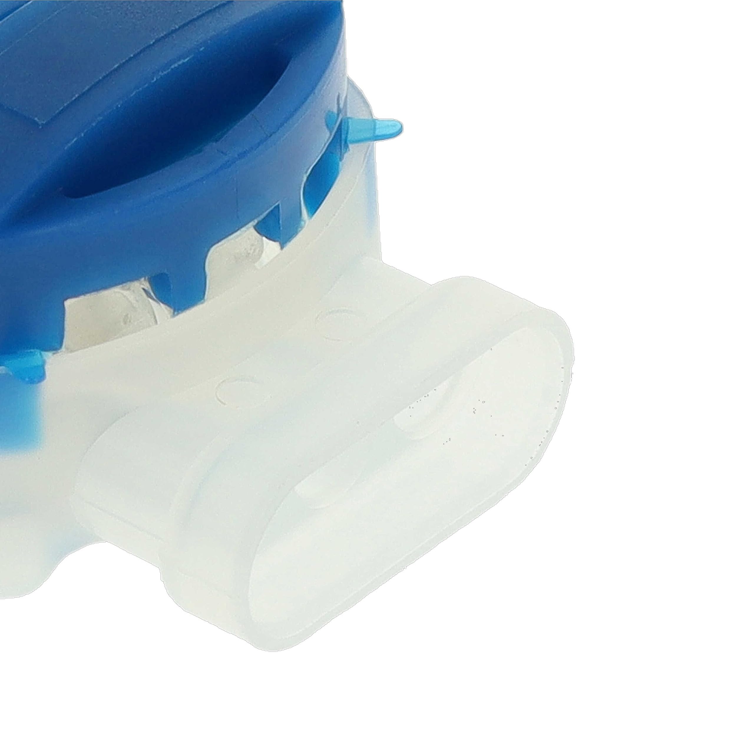 10x VHBW Waterproof Connector for Bosch Indego Robotic Lawn Mower Boundary Wires - Transparent/Blue Cable Splice Kit for Outdoor Garden & Yard Maintenance